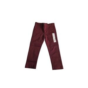 Isaac Mizrahi Men's Boy's Slim Fit Adjustable Waist Stretch Cotton Pant